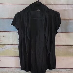 Deb Black Textured Cardigan